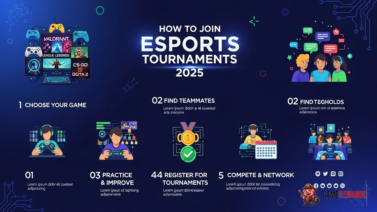 How to Join Esports Tournaments 2025